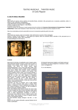 teatro musicale/theater music