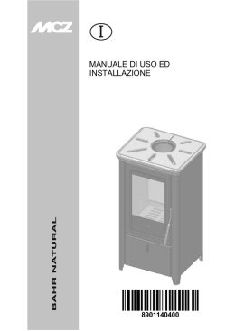 MANUALE DI USO ED INSTALLAZIONE