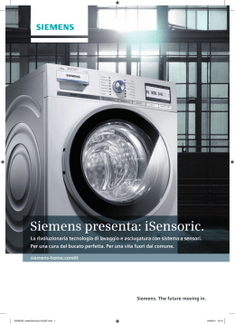 Siemens presenta: iSensoric.