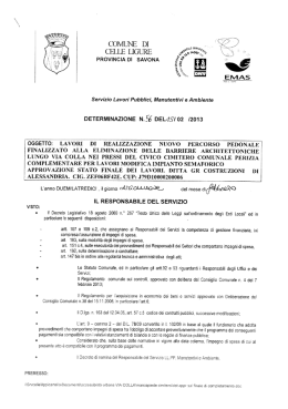 F cme LIGURE e - Albo pretorio
