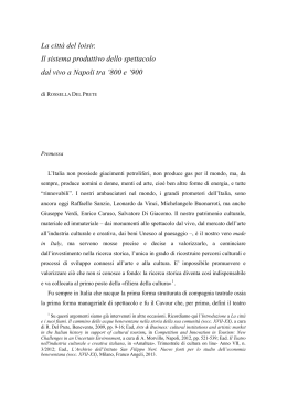 Del Prete - Istituto di Studi sulle Societ&agrave; del Mediterraneo