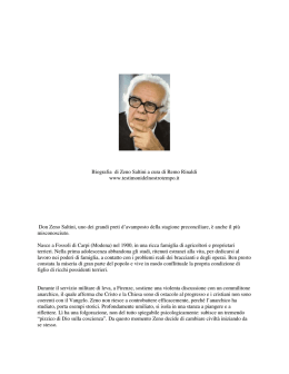 Zeno Saltini - Cristina Campo