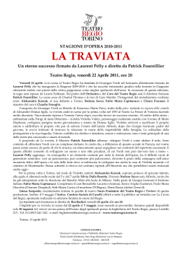 la traviata - Teatro Regio