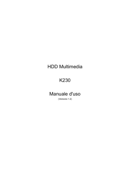 K230 User Manual_Italian