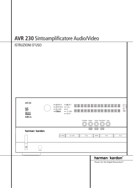 AVR 230 Sintoamplificatore Audio/Video