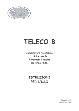 TELECO B (Hw10 Fw10) manuale rev0.sxw