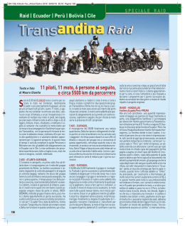 Transandina Raid - Viaggi Avventure nel Mondo
