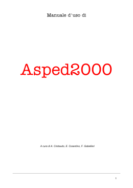 Manuale di Asped2000