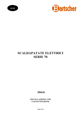 SCALDAPATATE ELETTRICI SERIE 70