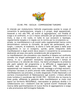 CO.RE. FMI - SICILIA - COMMISSIONE TURISMO Si
