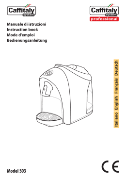 IB0300100 Manuale S03 Caffitaly (IT-GB-FR-DE) Rev - Expert-CM
