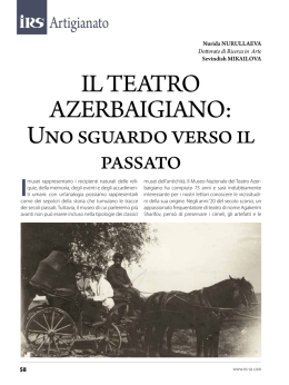 iL TEaTRO aZERBaigianO: Uno sguardo verso il passato