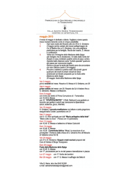 maggio 2013 - Comune di Borgo Tossignano