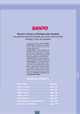 Catalogo SANYO - Airsystem Impianti Torino