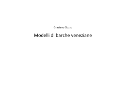 Modelli di barche veneziane