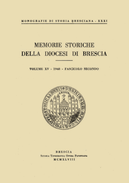 XV (1948) - Brixia Sacra