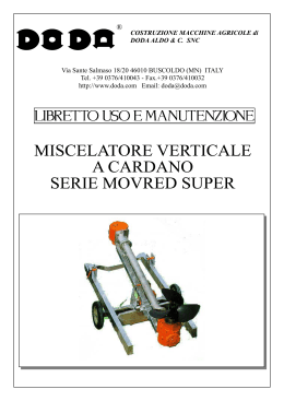 livelli indicativi di quantita` d`olio per tubo di trasmissione