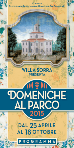 DOMENICHE AL PARCO