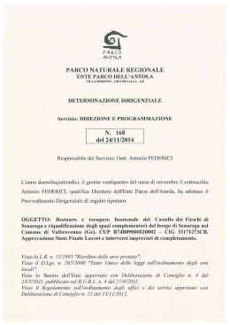 Scarica il documento - Parco Naturale Regionale dell`Antola