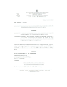 Incarico dottoressa - Ufficio Scolastico Regionale per il Veneto