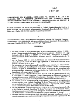 Delibera n. 1261 del 28/10/2015