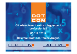 Indirizzo - Ordine dei Dottori Commercialisti e degli Esperti Contabili