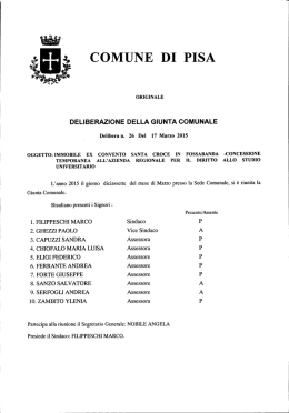 Documentazione istruttoria
