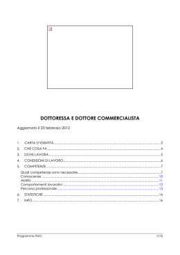 dottoressa e dottore commercialista