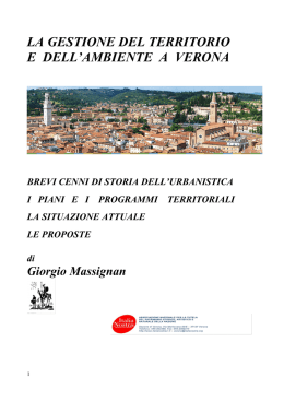 meccanismi di gestione del territorio