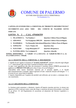 Oggetto:asilo nido biondo decisione in ordine alla chiusura a