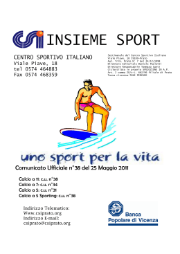 cu 38 - Centro Sportivo Italiano