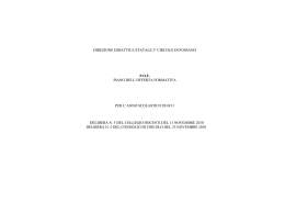 POF 2010 - Comune di Fossano