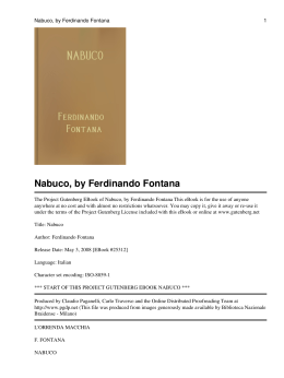 Ferdinando Fontana Nabuco