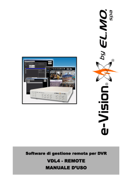 vdl4 - remote manuale d`uso