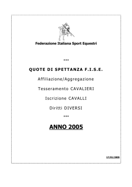 ANNO 2005 - Fise Sardegna