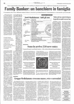Page 1 32 il Giornale c Venerdi 6 ottobre 2006 Il Consulente del