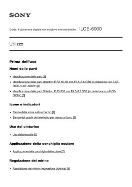 ILCE-6000 - Sony Europe