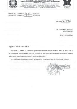 SERVIZI per I`ENOGASTRONOMIA e I`OSPITALITA` ALBERGHIERA