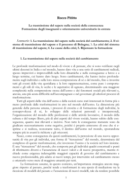 Rocco Pititto - Sezione di Filosofia - Università degli Studi di Napoli