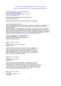 - Territorio Scuola Informazione