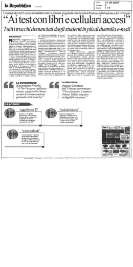 Ai test con libri e cellulari accesi