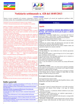 Scarica la versione stampabile del notiziario