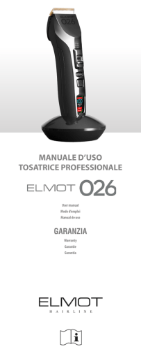manuale d`uso tosatrice professionale