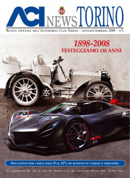 festeggiamo 110 anni - Automobile Club Torino