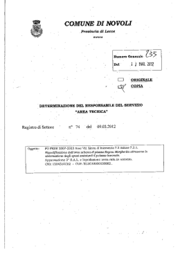 coune di n0 voli - Albo Pretorio Facile