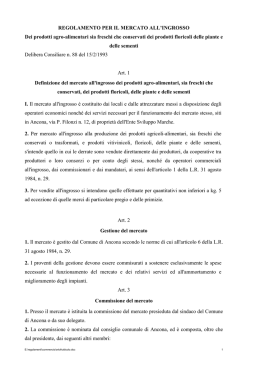 ortofrutticolo - Comune di Ancona