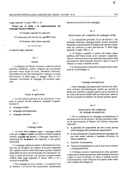 Testo da BUR - Consiglio Regionale del Veneto