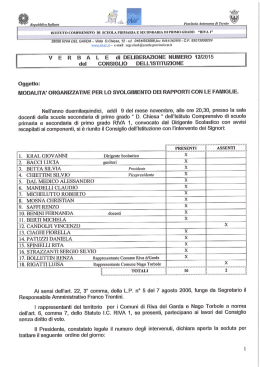 DELIBERA 12-2015 - Istituto Comprensivo Riva 1