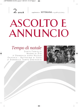 dal vangelo alla vita - Edizioni Dehoniane
