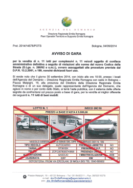 Avviso in autotutela - Agenzia del Demanio